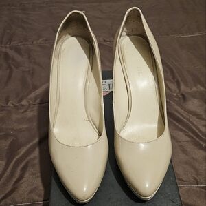Tan color Nine West pumps, size 10